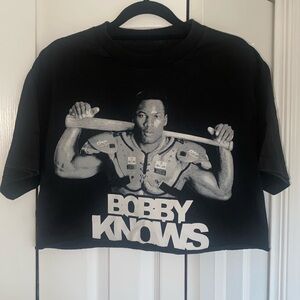 Bobby Fresh Cropped black tee